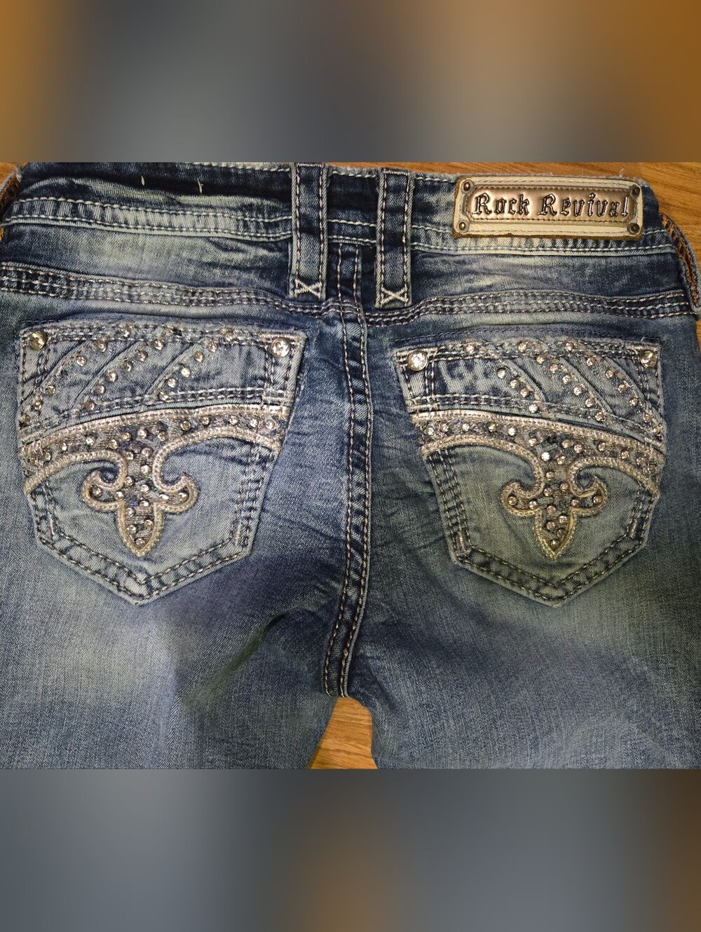 Rock Revival Blue Boot Cut Jeans